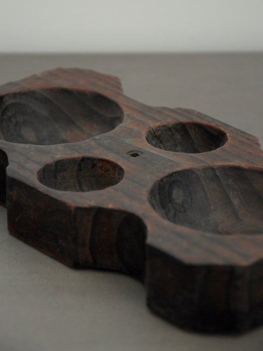 Vide-Poche En Bois - Design Brutaliste